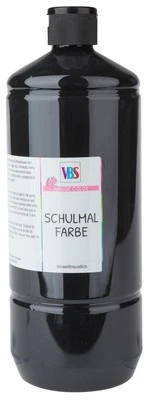 VBS Schulmalfarbe Matt Tempera-Farbe sehr Farbintensiv dickflüssig 1l