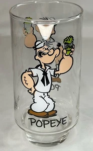 Vintage 1975 “POPEYE” Coca-Cola Collect-A-Set Series Glass 6” Tumbler - Picture 1 of 11