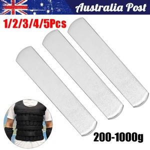 Weights Steel Plate For Running Weighted Vest Workout Jacket Training Boxing AU - Picture 1 of 15