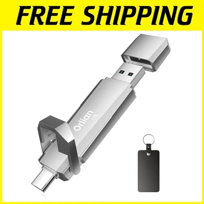 1TB Dual Drive Portable SSD USB Solid State Drive - Image 1 of 4