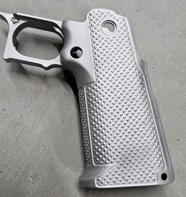 UNIQUE FIREARM SOLUTIONS 2011 DS BILLET ALUM GRIP REV.2 TEXTURED DIAMOND W/MSH