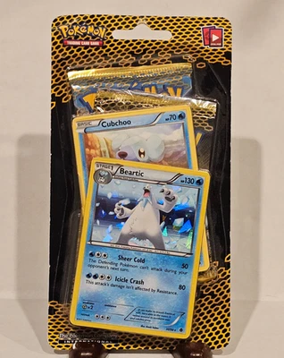 2012 Pokemon BW Next Destinies Factory Sealed Blister Pack Beartic Cubchoo - NEW - Image 1 of 4