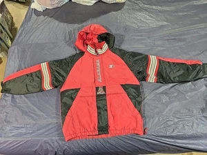 Vtg Starter University Of Alabama 1/2 Zip Pullover Puffer Jacket Men's XL RTR!! - Picture 1 of 24