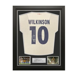 Jonny Wilkinson Signed England Rugby Shirt: Wilkinson 10. Standard Frame - Picture 1 of 5