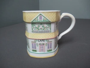 Lenox Spice Village Cafe Mug - Pastel Yellow Coffee Tea Mug 1992 Porcelain k5 sb - Picture 1 of 7