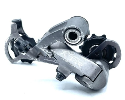 Câmbio traseiro Shimano XTR RD-M952 8/9 velocidades gaiola longa Mega9 vintage MTB - Imagem 1 de 4