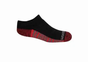 Fruit of the Loom Boys No Show Athletic Socks-Black- Size M 9-2.5 (Pack of 10) - Picture 1 of 5