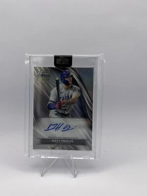 2024 Topps Chrome Black - Autographs Refractor #CBA-MME Matt Mervis /150 (AU) - Image 1 of 2