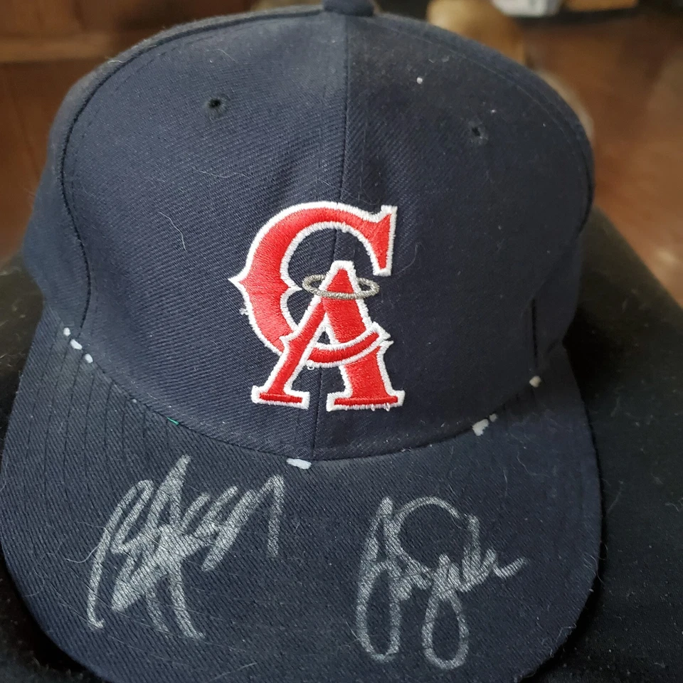 Bo Jackson & Tim Samon Autographed Era Diamond Collection CAL. ANGELS Size 7-1/8 - Image 1 of 4