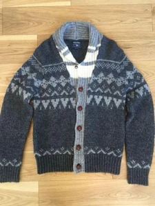 Woolrich Wool Rich Cowichan Knit Cardigan Men's #EB ZBA - Picture 1 of 5