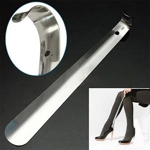 Shoe Horn Long Handle for Seniors Metal Long Shoehorn for Boots 11.8 Inch Long - Picture 1 of 7