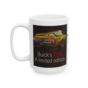 Vintage Buick GSX RETRO Ceramic Mug, Classic Car Coffee Cup, Gift for Car - Picture 1 of 6