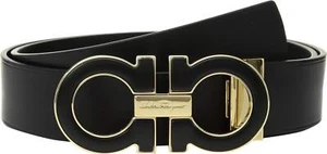 Salvatore Ferragamo Men's Adjustable Reversible Belt, Nero, Black, All Sizes - Picture 1 of 1