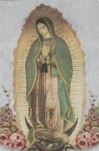 *Holy/Prayer Card-"Prayer to OL  of Guadalupe"  (Wallet Size)-{A10}~ - Picture 1 of 2