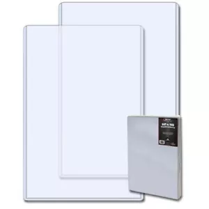 Case 100 BCW 12x18 Hard Plastic Topload Photo / Print Holders 12 x 18 toploaders - Picture 1 of 1