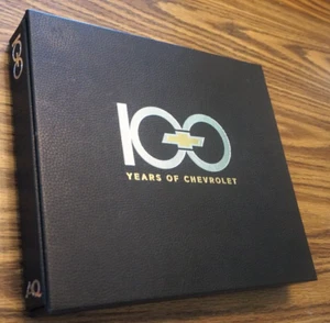 100 YEARS OF CHEVROLET w/Slipcase Personal Certificate Signed by Chevy Vice Pres - Picture 1 of 10