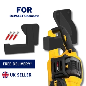 Hanger for Dewalt 18v Chain Saw Wall Mount Hook Shed Garage Cordless Chainsaw UK - Picture 1 of 3