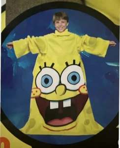 SPONGEBOB SQUAREPANTS - SNUGGIE FOR KIDS WITH BONUS SOCKS! (New in Bag/No Box) - Picture 1 of 7