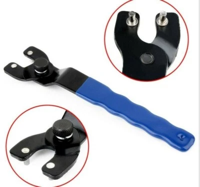 Clé à Ergot Clef Réglable 19cm pour Moyeux Meuleuse d'Angle 4" 5" 6" 7" 9" - Imagen 1 de 2