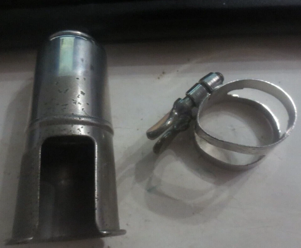 Vintage M. Martin France Ligature & Cap Musical Instrument part Foto 1 de 4