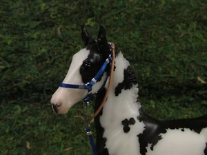 Jaapi Royal/tan leather crown FOAL halter-fit Breyer trad foal or Classic model - Picture 1 of 3