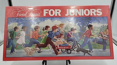Vintage 1987 Trivial Pursuit For Juniors Party Game FACTORY SEALED Retro Kids - Image 1 of 4