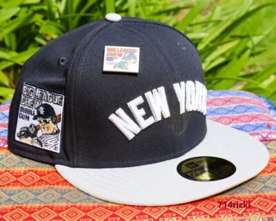 New York Yankees MLB x Big League Chew Fitted Hat New Era 59FIFTY Original - Image 1 of 4