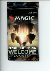2021 Magic The Gathering MTG Zendikar Rising Welcome Booster Sealed Pack - Picture 1 of 2