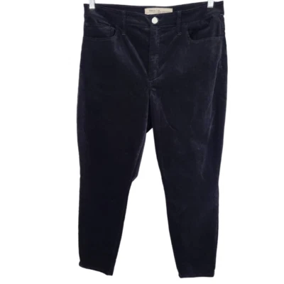 GAP черный бархат узкие брюки новый с Ярлыками размер 33 разрыв бархата брюки - Изображение 1 из 4