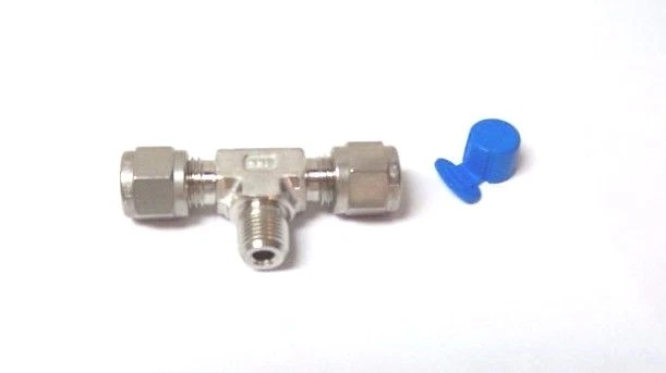  SSP Griplok Male Branch Tee 1/4" OD x 1/4" OD x 1/8 Male NPT 316S/S <4TTM2-316 - Image 1 of 1