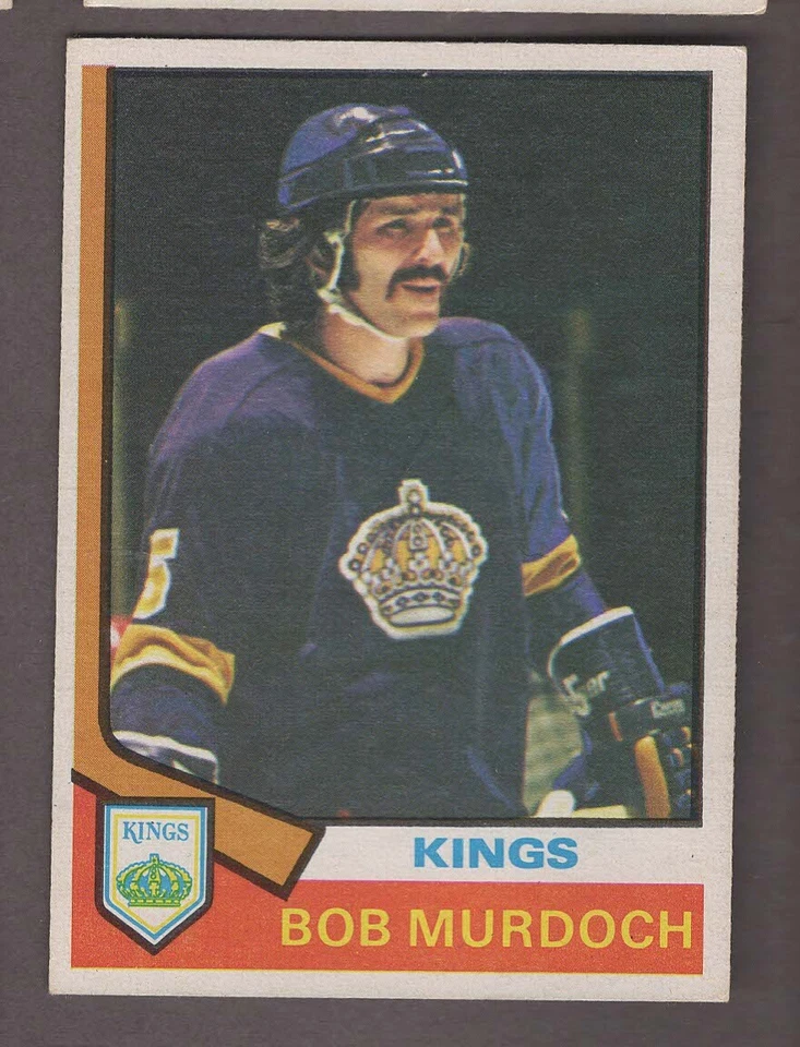 1974-75 OPC HKY#194 BOB MURDOCH/KINGS EX/EX+ - Image 1 of 1