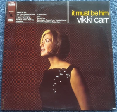 VIKKI CARR ~ IT MUST BE HIM ~ LP 1967 ~ VG+/EX - Image 1 of 4