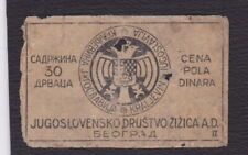 Ancienne étiquette  Allumettes Yougoslavie BN121756 Blason Aigle 