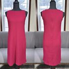 St. John Collection Shift Dress Santana Knit Knee-Length Pink Valentine 4