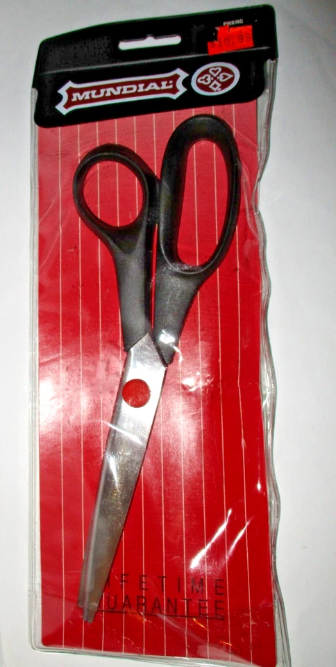 Mundial Pinking Shears 665-81/2 Quality Made NOS - Image 1 of 4