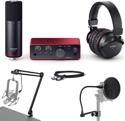 Focusrite Scarlett Solo Studio 4th Gen USB Audio Interface with Software Suite - Image 1 of 4