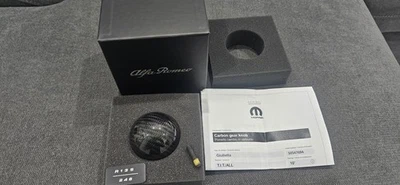 pomello cambio Fibra Carbonio Vero alfa romeo giulietta - Immagine 1 di 3
