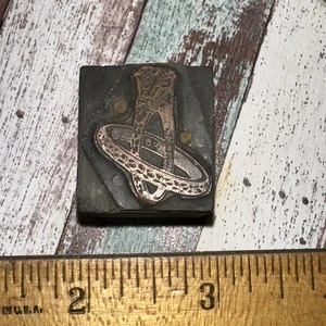 Printing Block ( 2 Rings ) Copper Face - Picture 1 of 5