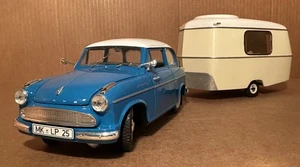 Revell 1/18 -1957 Lloyd Alexander TS coupe, Blue/White, With Camping Trailer - Picture 1 of 18