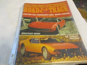 ROAD & TRACK MAY 1973 MASERATI BORA DE TOMASO PANTERA - Picture 1 of 2
