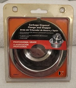 KEENEY professional grade garbage disposal flange and stopper K5417 - Picture 1 of 3