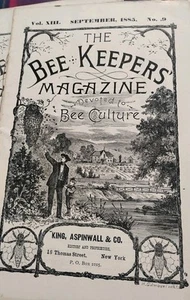 Antico Libro Rivista Apicoltori Alveare 1885 Apicoltura✿ Cultura Api - Foto 1 di 1