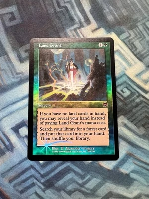 MTG Foil Land Grant EX/LP+ Mercadian Masques - Image 1 of 4