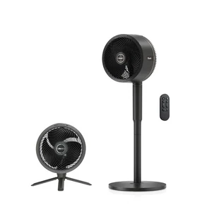 Shark FlexBreeze 13 in. Portable Pedestal Fan with 5 Speeds Dark Grey - Picture 1 of 14