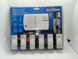 Grundig Funkrufsystem Türklingel 6 Kanäle 36 Melodien wetterfest versiegelt - Bild 1 von 11