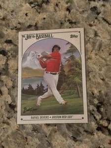RAFAEL DEVERS THE JOY OF BASEBALL BOB ROSS TOPPS CARD # 59 - Picture 1 of 2