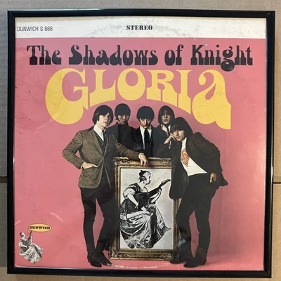 The Shadows of Knight Gloria Vinyl LP Dunwich Records Atco S-666 Framed - Image 1 of 4