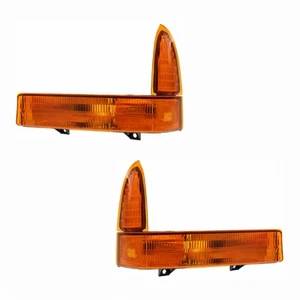 For 1999-2001 Ford F-350 Super Duty Turn Signal / Parking Light Pair DOT - Picture 1 of 7