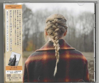 Taylor Swift - Evermore - Scarce 2021 Japanese 19trk CD w/ OBI + inserts PROMO - Image 1 of 3