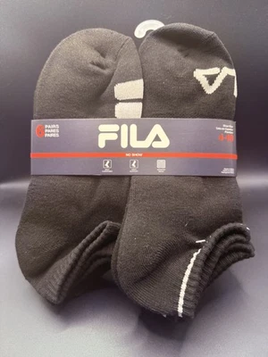 FILA Men's Racing Striped Quarter Socks 6 pair (Z022) - Image 1 of 2